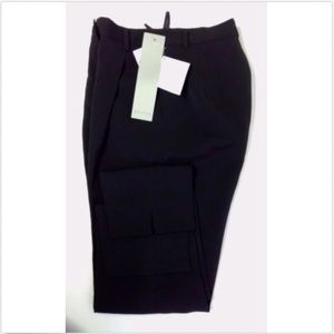 Focus 2000 Petite Pants Trousers Pleats Slit Cuffs
